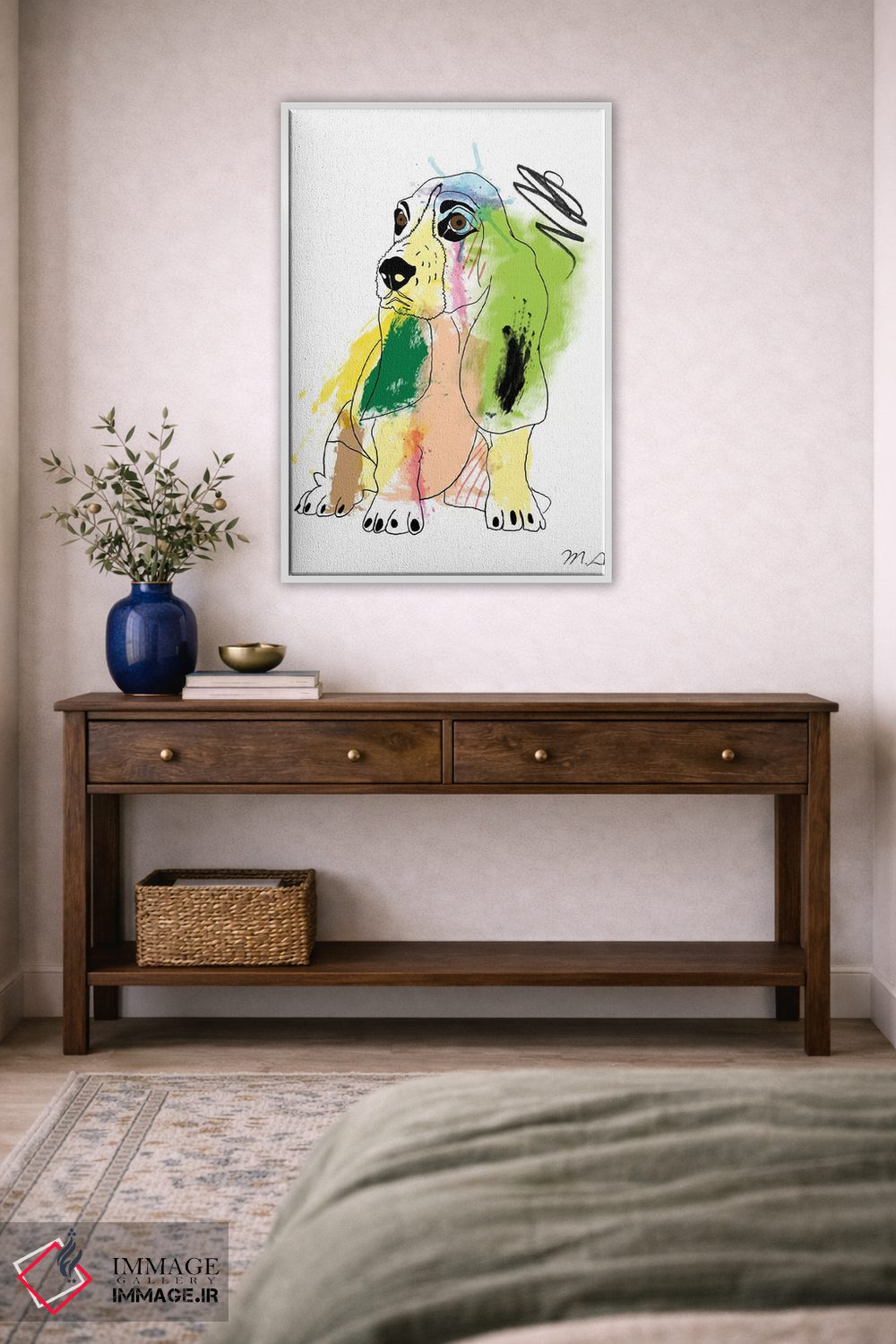 تابلو دکوراتیو "باسه هاند " اثر مارک اشکنازی - D2W