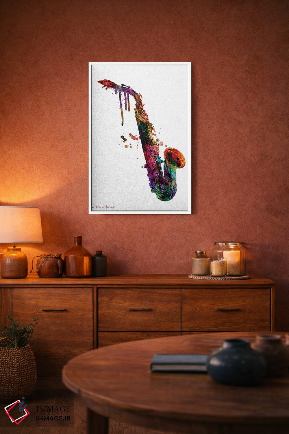 تابلو دکوراتیو "ساکسوفون ۲" اثر مارک اشکنازی - D2W