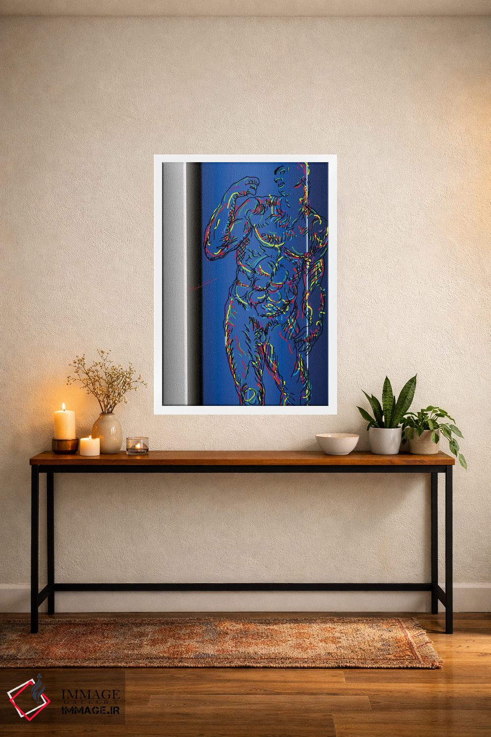 تابلو دکوراتیو "مرد مدرن" اثر مارک اشکنازی - D4W