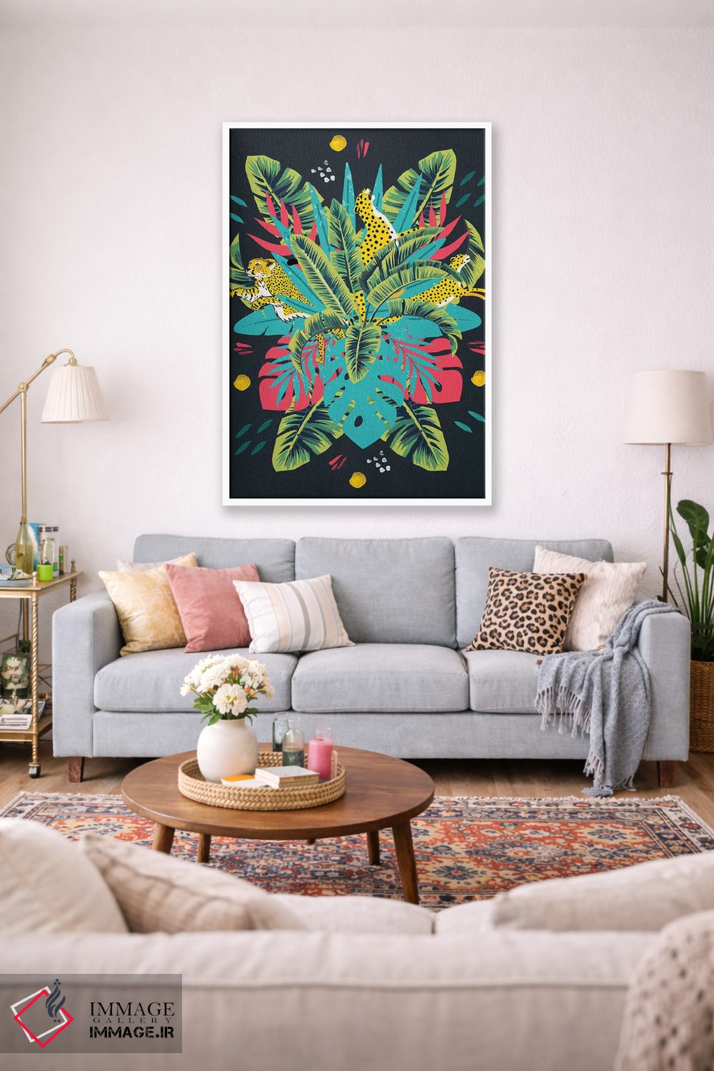 تابلو دکوراتیو "حال و هوای گرمسیری" اثر مارک اشکنازی - D1W