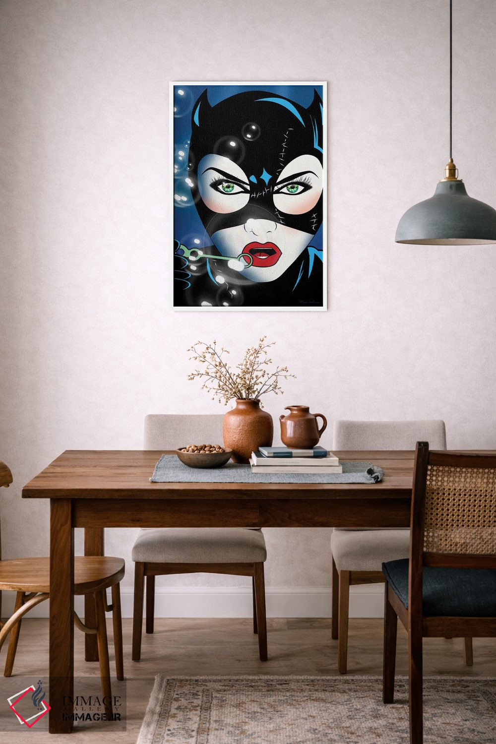 تابلو دکوراتیو "زن گربه ای" اثر مارک اشکنازی - D4W