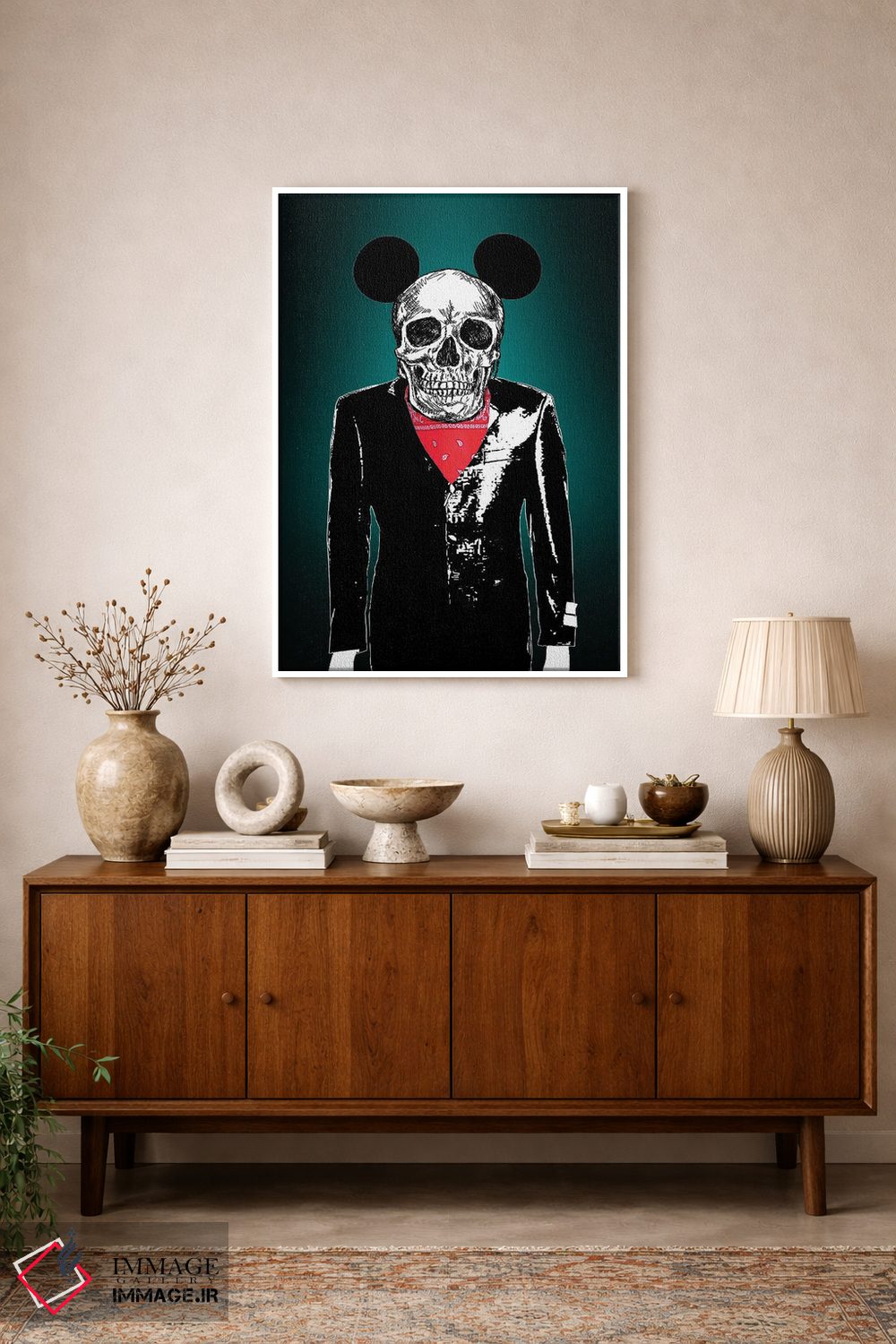 تابلو دکوراتیو "استخوان بندی موش قانون شکن" اثر مارک اشکنازی - D1W