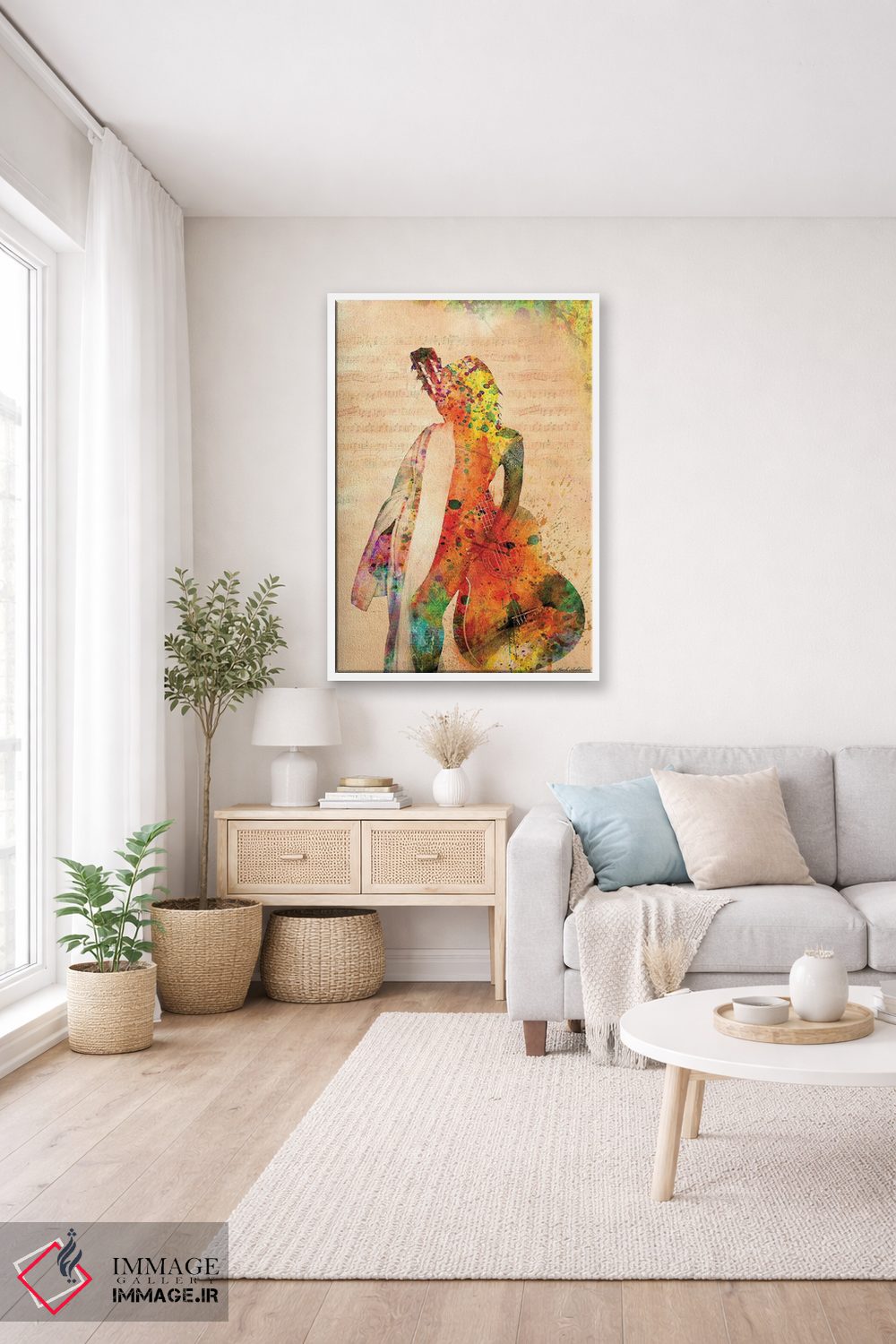 تابلو دکوراتیو "سپاس به زندگی" اثر مارک اشکنازی - D3W