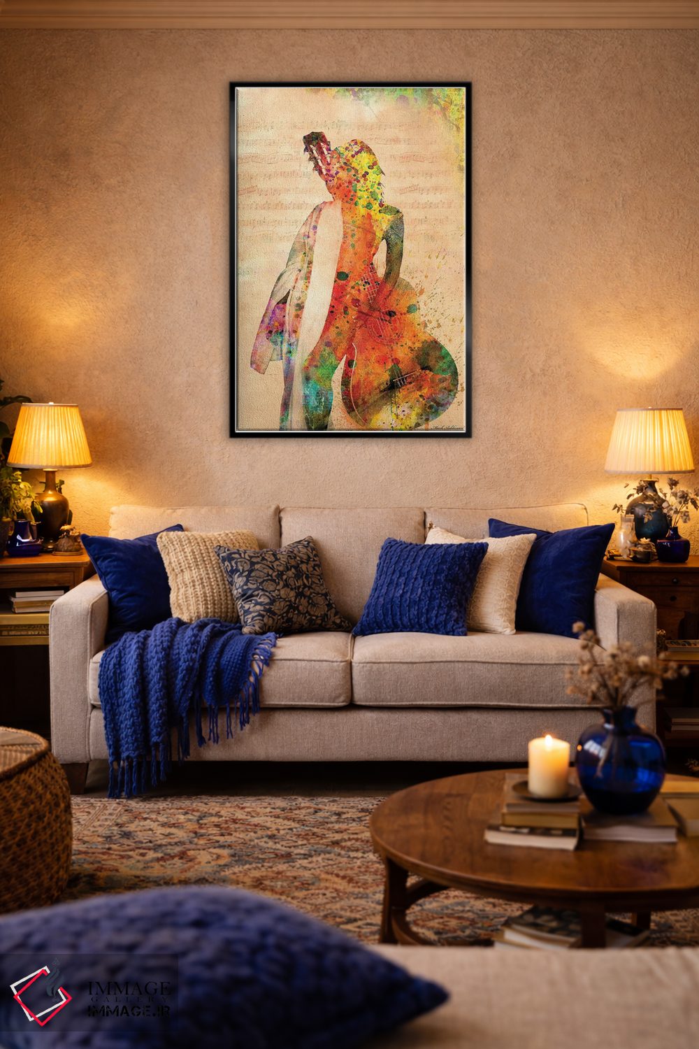 تابلو دکوراتیو "سپاس به زندگی" اثر مارک اشکنازی - D4B