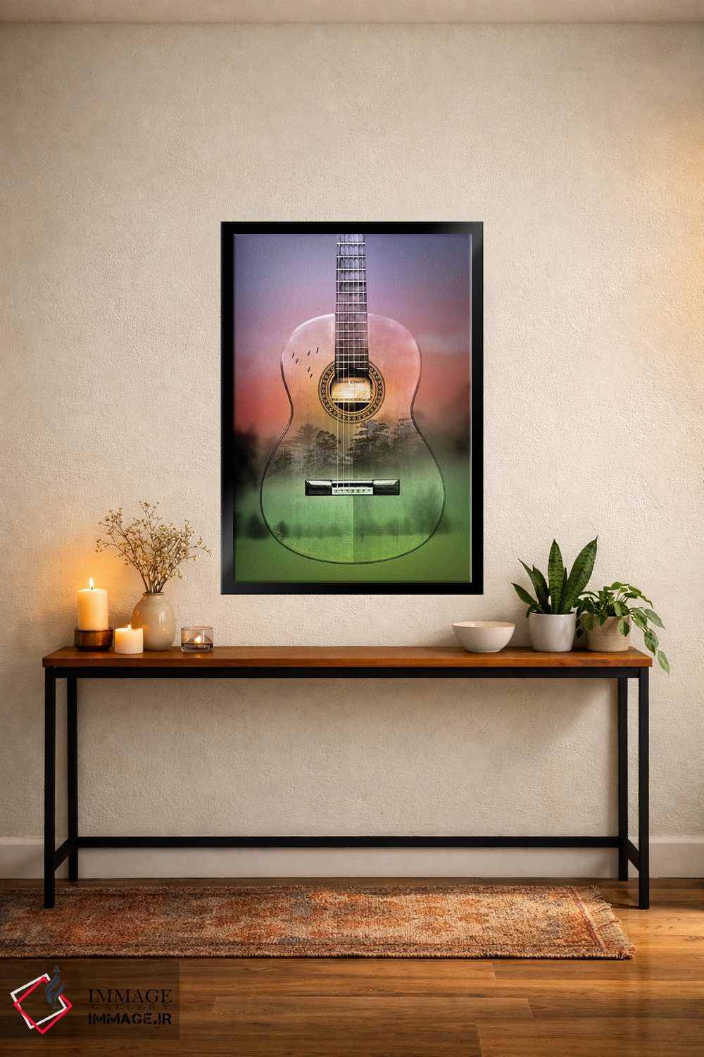 تابلو دکوراتیو "جنگل گیتار" اثر مارک اشکنازی - D5B