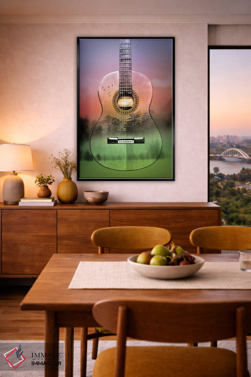 تابلو دکوراتیو "جنگل گیتار" اثر مارک اشکنازی - D6B