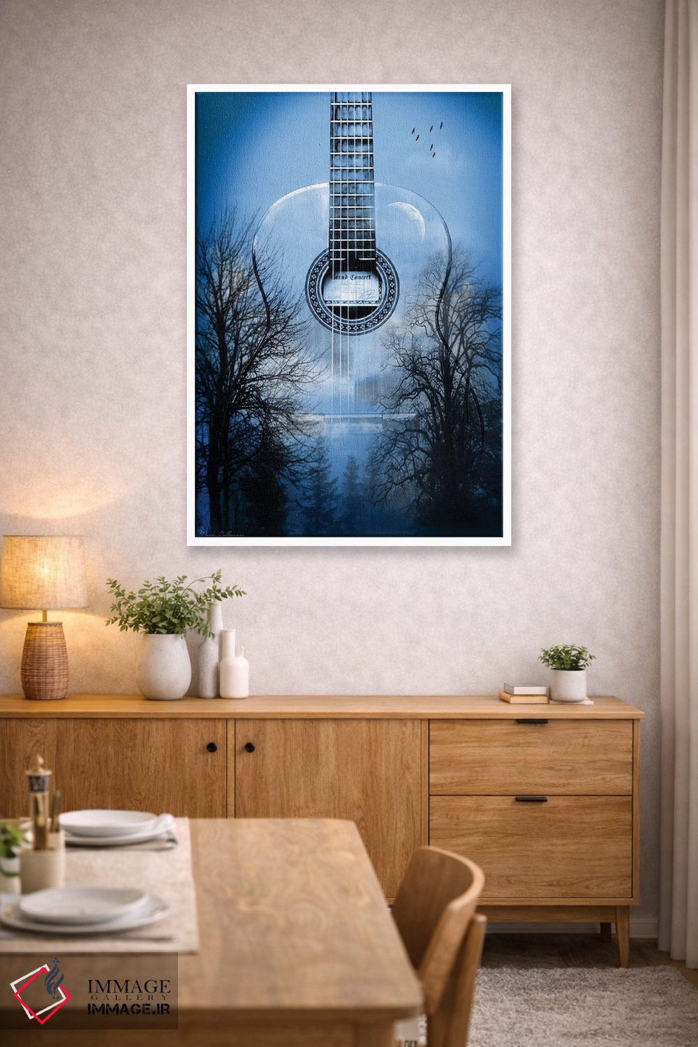 تابلو دکوراتیو "شب موسیقی مرموز" اثر مارک اشکنازی - D5W