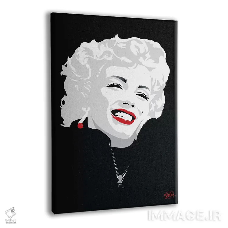 تابلو دکوراتیو "میکی مارلین" اثر میکی - نمای پرسپکتیو محصول