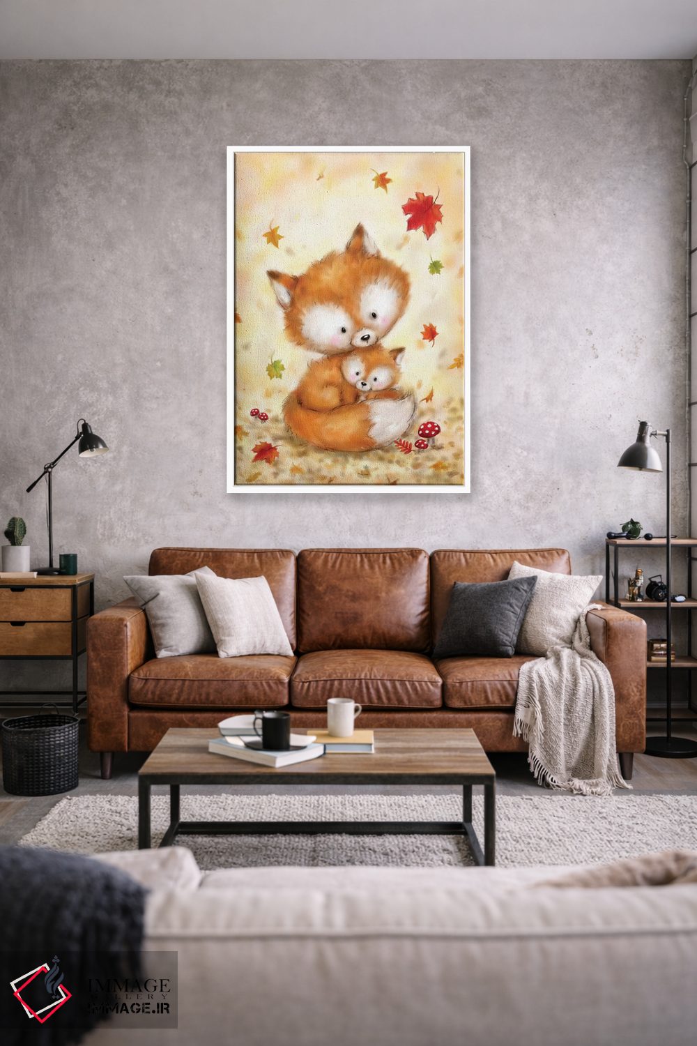 تابلو دکوراتیو "روباه ۲" اثر ماکیکو - D1W