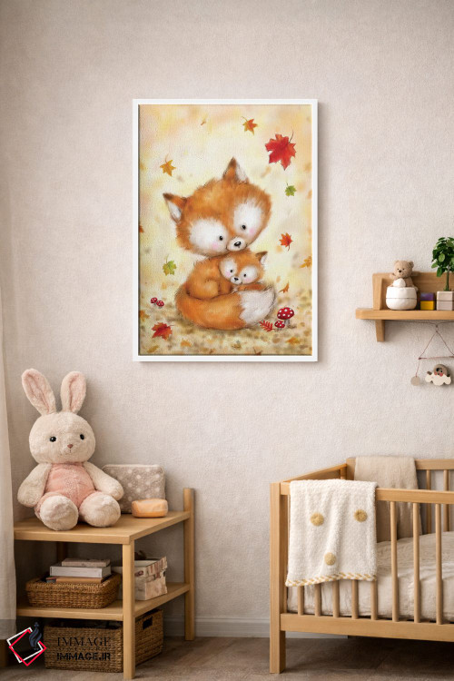 تابلو دکوراتیو "روباه ۲" اثر ماکیکو - D4W