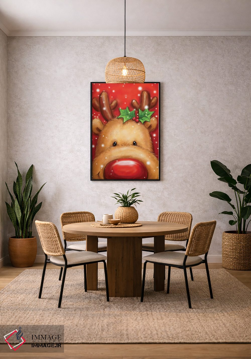 تابلو دکوراتیو "گوزن شمالی ۱" اثر ماکیکو - D4B