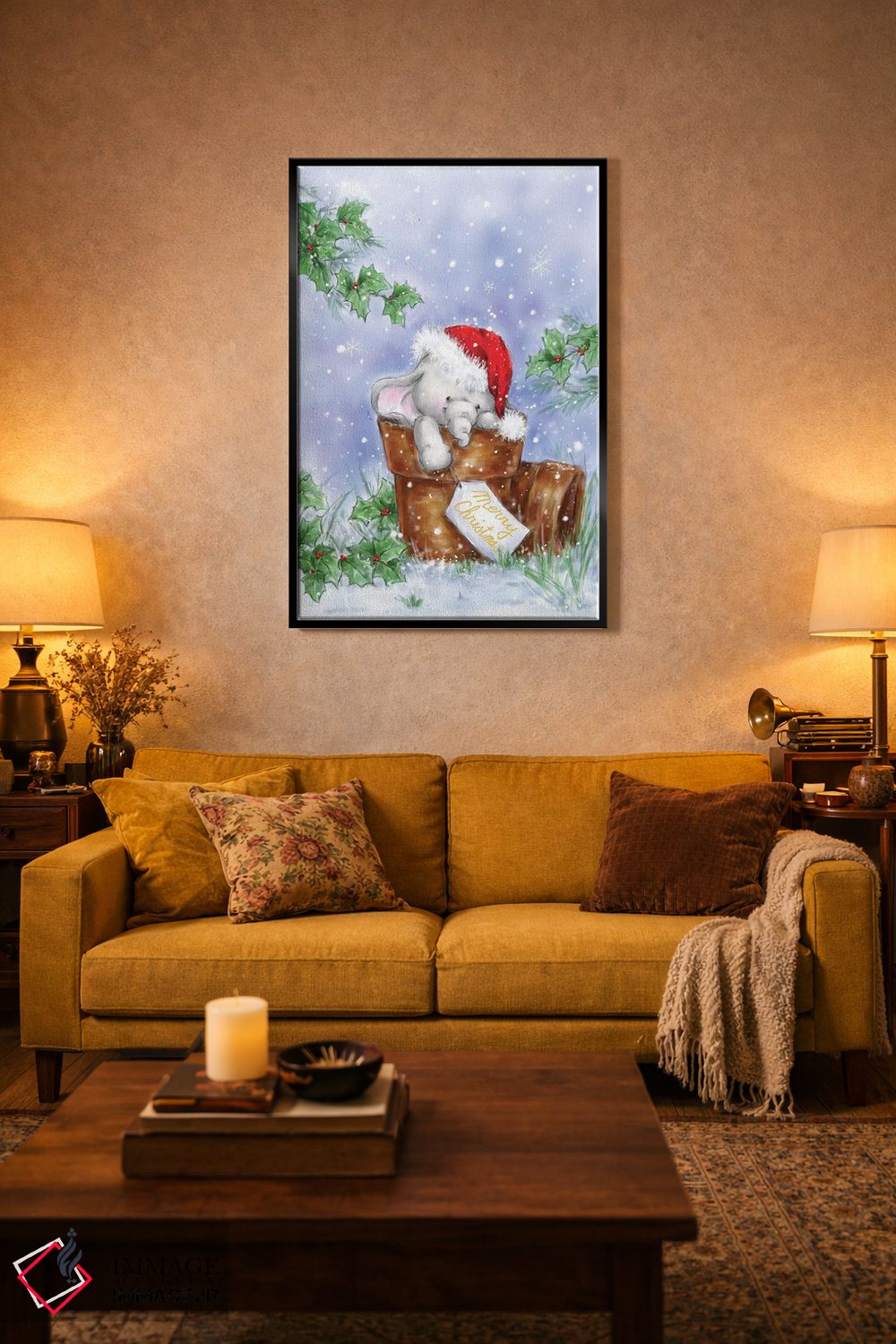 تابلو دکوراتیو "فیل ۲" اثر ماکیکو - D4B