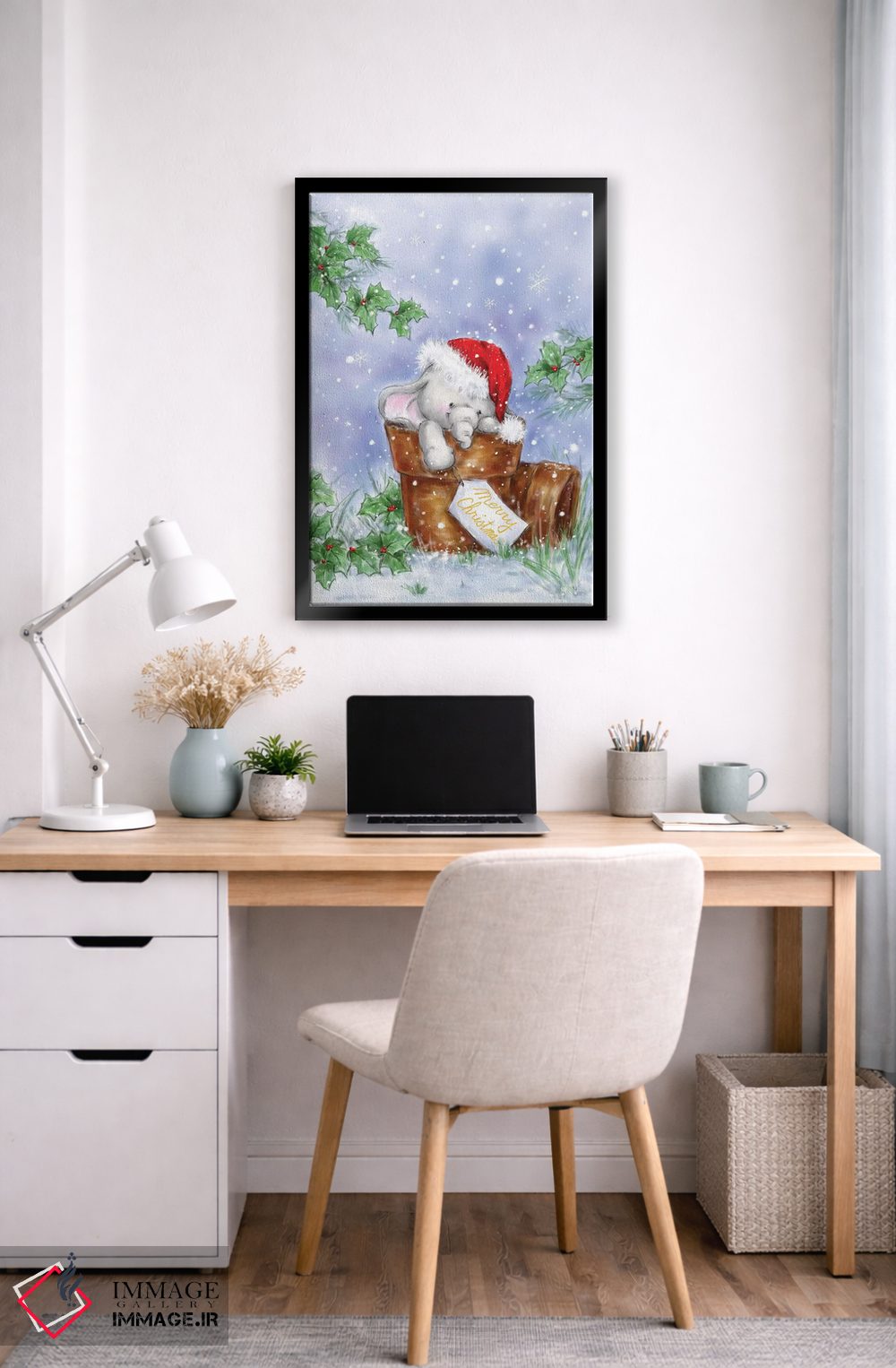 تابلو دکوراتیو "فیل ۲" اثر ماکیکو - D6B