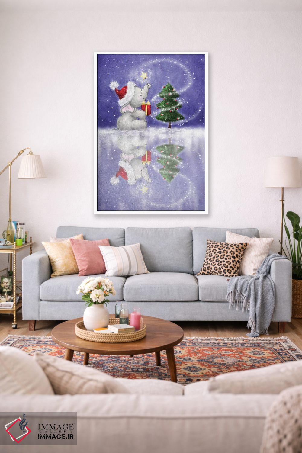 تابلو دکوراتیو "فیل ۷" اثر ماکیکو - D1W