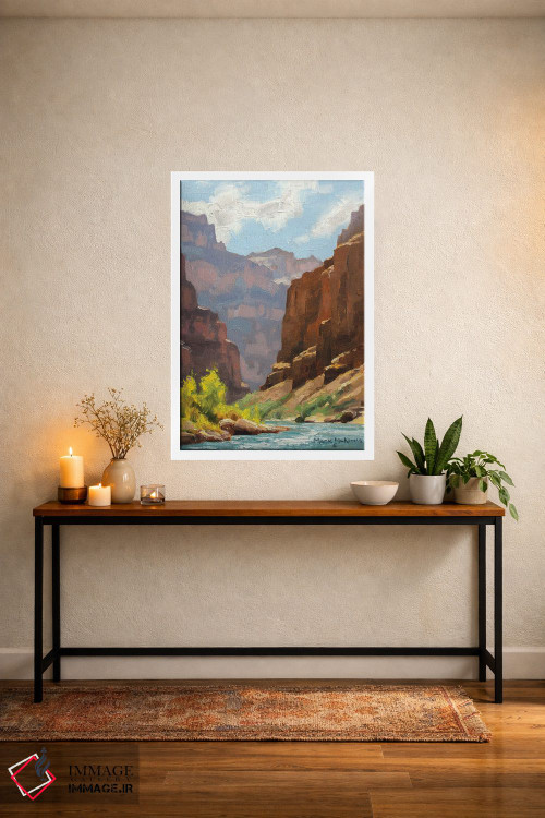 تابلو دکوراتیو صخره های پس رونده اثر مارک مک کنا - D2W