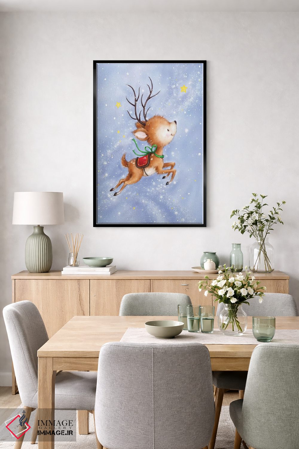 تابلو دکوراتیو "رودلف پرنده" اثر ماکیکو - D5B