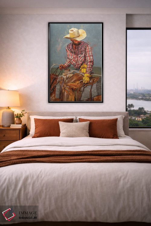 تابلو دکوراتیو آماده و چابک اثر مارک مک کنا - D4B