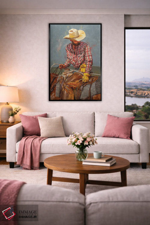 تابلو دکوراتیو آماده و چابک اثر مارک مک کنا - D5B