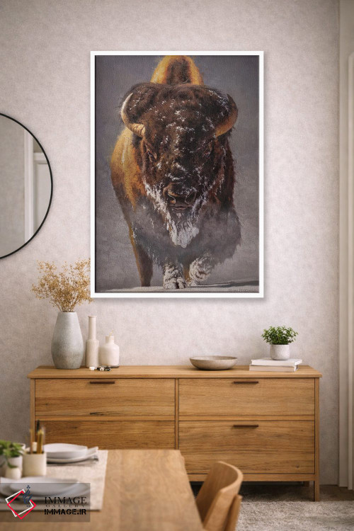 تابلو دکوراتیو پیرمرد زمستان اثر مارک مک کنا - D1W