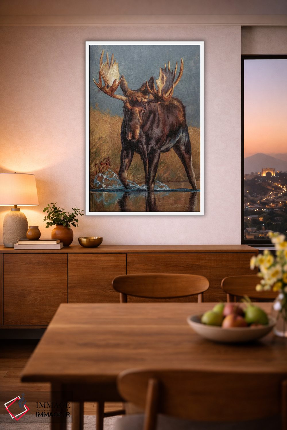 تابلو دکوراتیو در حال عبور اثر مارک مک کنا - D1W