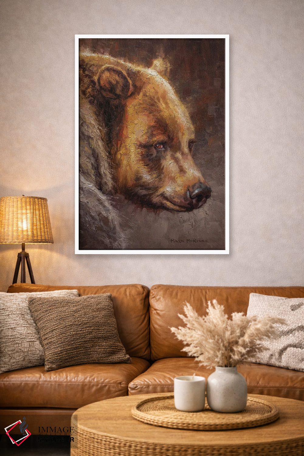 تابلو دکوراتیو موهای بلوند توت فرنگی اثر مارک مک کنا - D4W