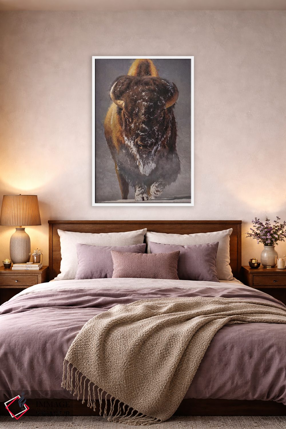 تابلو دکوراتیو پیرمرد زمستان اثر مارک مک کنا - D3W