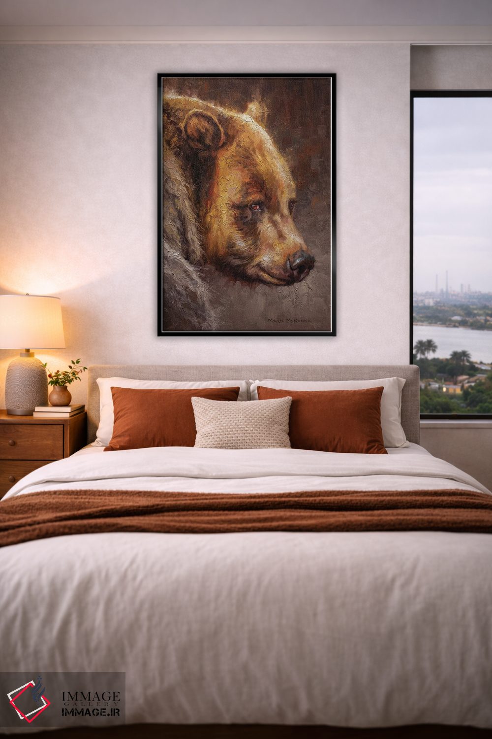 تابلو دکوراتیو موهای بلوند توت فرنگی اثر مارک مک کنا - D5B