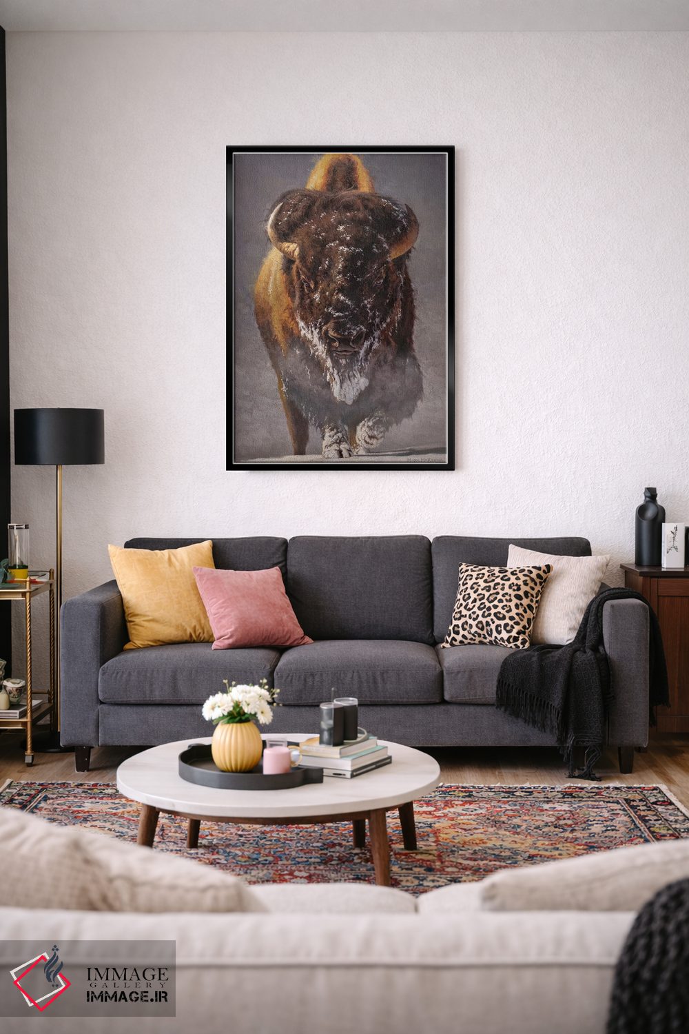 تابلو دکوراتیو پیرمرد زمستان اثر مارک مک کنا - D4B