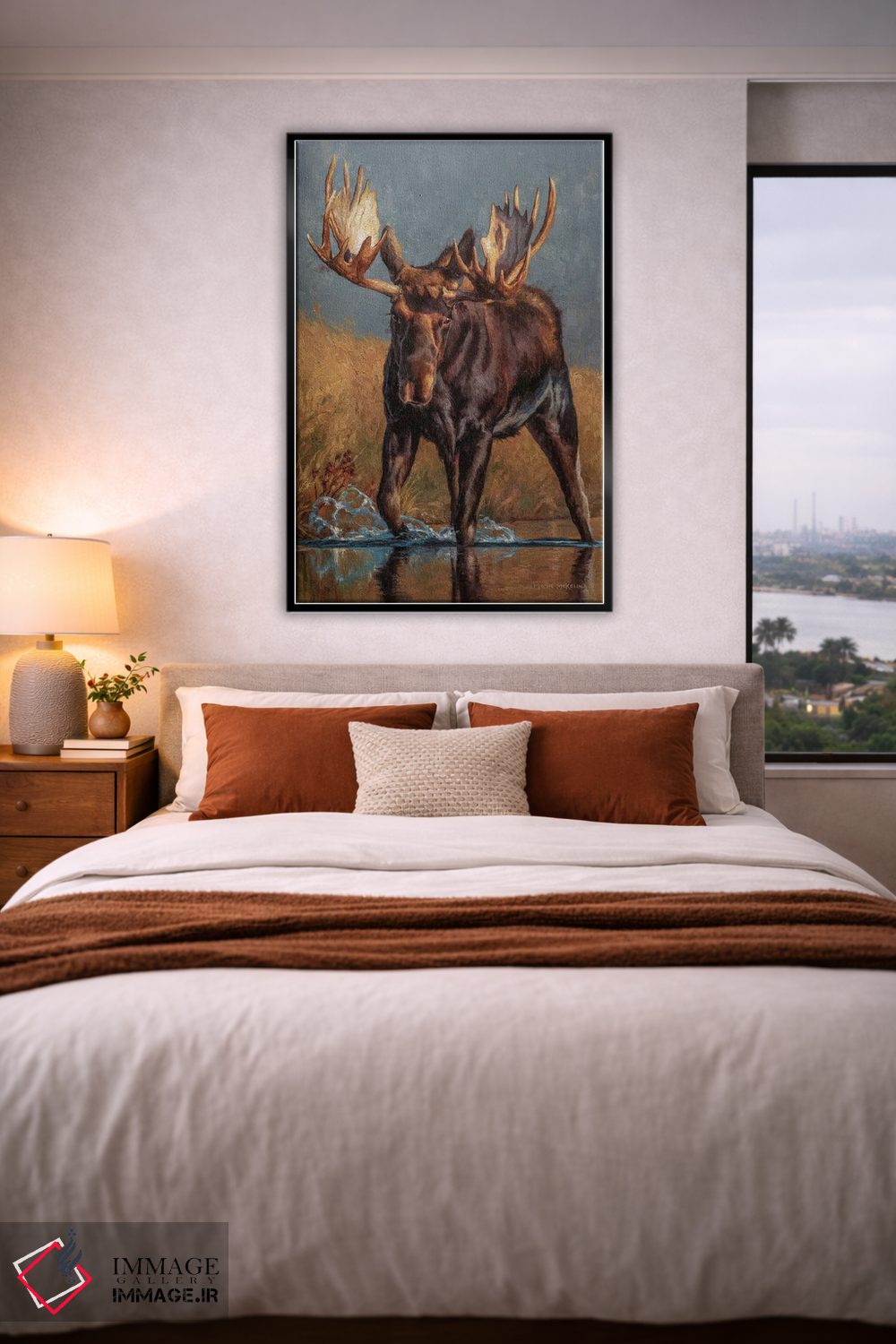 تابلو دکوراتیو در حال عبور اثر مارک مک کنا - D5B