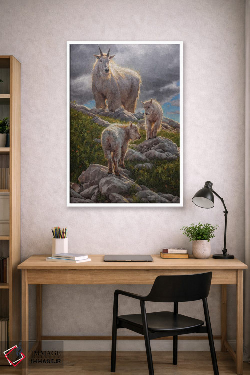 تابلو دکوراتیو پناهگاه سیراهای بلند اثر مارک مک کنا - D1W