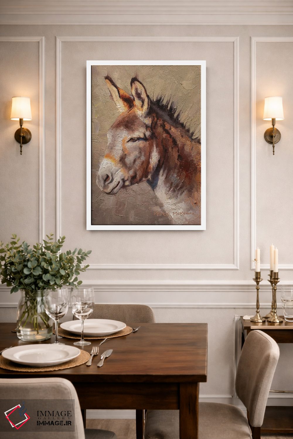 تابلو دکوراتیو الاغ کوچک اثر مارک مک کنا - D1W