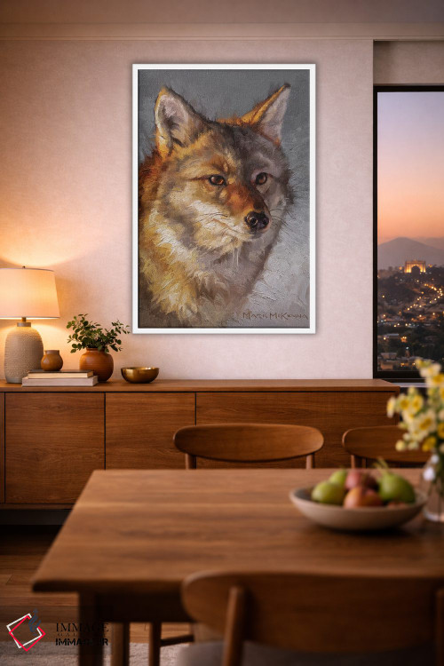 تابلو دکوراتیو قصد و نیت اثر مارک مک کنا - D1W