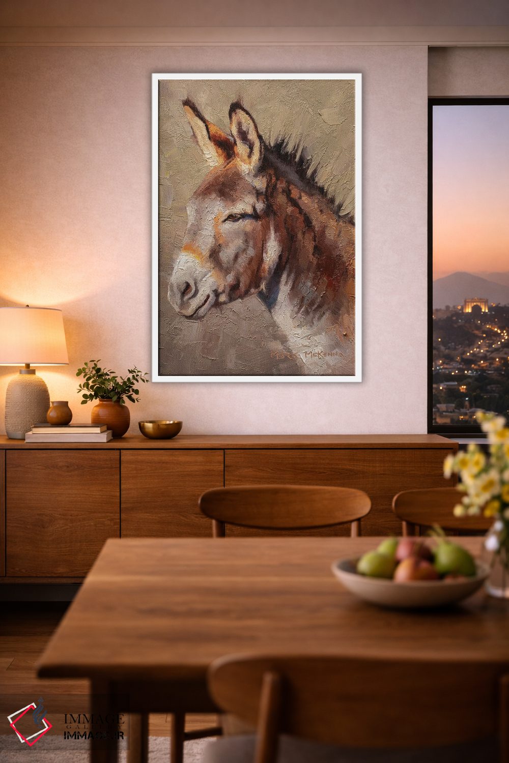 تابلو دکوراتیو الاغ کوچک اثر مارک مک کنا - D2W