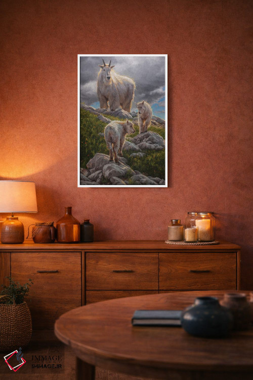 تابلو دکوراتیو پناهگاه سیراهای بلند اثر مارک مک کنا - D3W