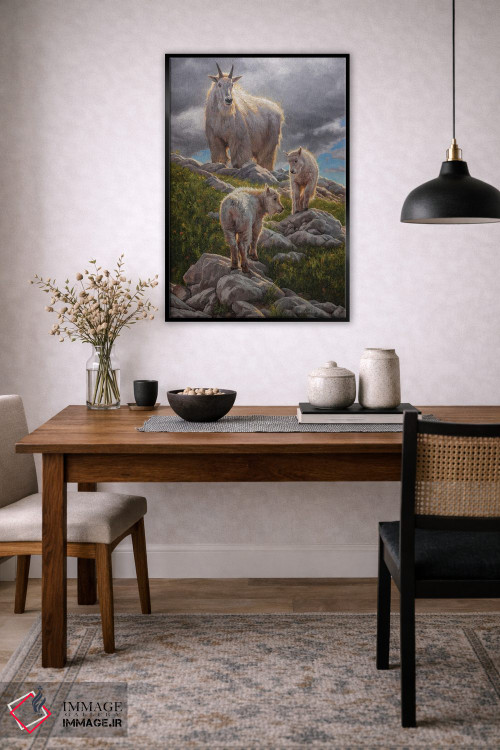 تابلو دکوراتیو پناهگاه سیراهای بلند اثر مارک مک کنا - D6B