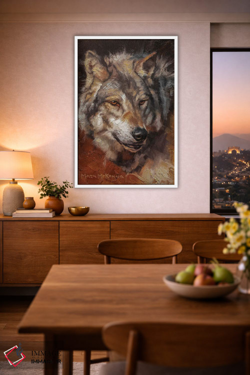 تابلو دکوراتیو مشکل به راه افتاده اثر مارک مک کنا - D1W