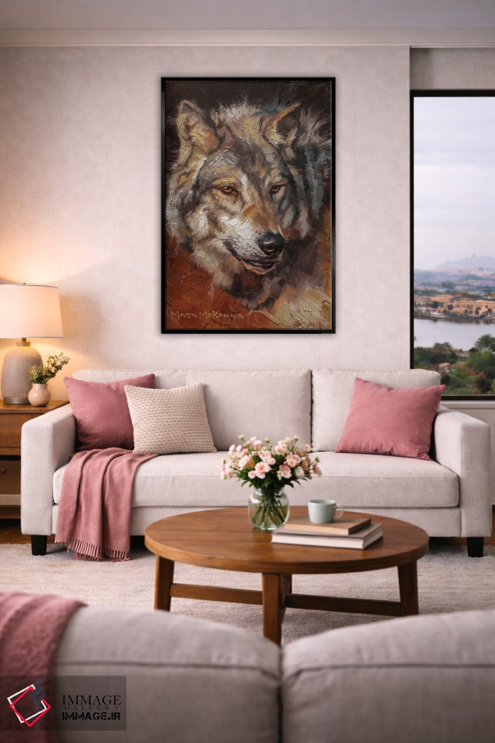 تابلو دکوراتیو مشکل به راه افتاده اثر مارک مک کنا - D6B