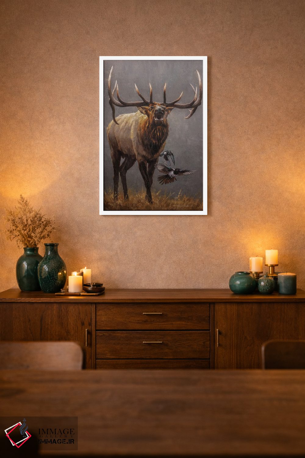 تابلو دکوراتیو گروه همراه اثر مارک مک کنا - D1W