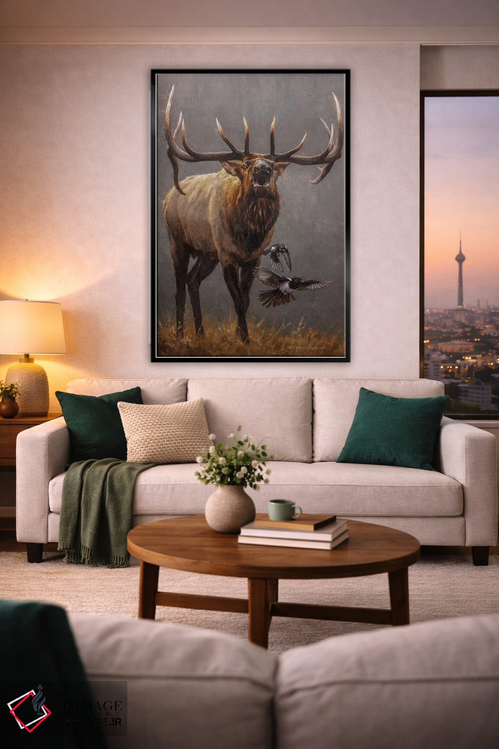 تابلو دکوراتیو گروه همراه اثر مارک مک کنا - D2B