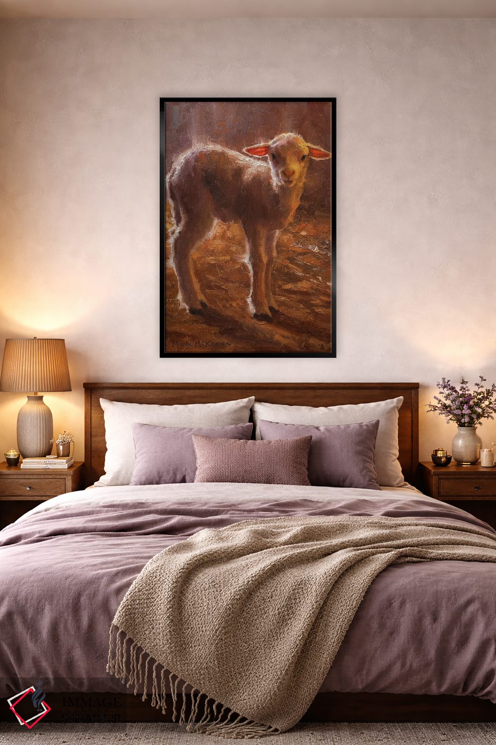 تابلو دکوراتیو بره اثر مارک مک کنا - D4B