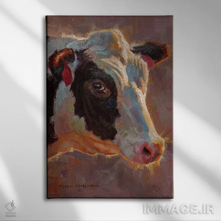 تابلو دکوراتیو هلشتاین اثر مارک مک کنا - نمای روبهرو روی دیوار