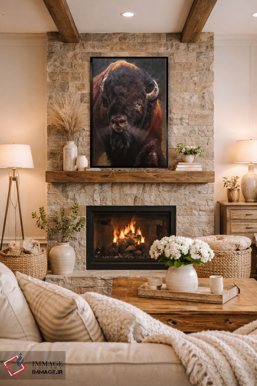 تابلو دکوراتیو حرکت پرشتاب اثر مارک مک کنا - D1B