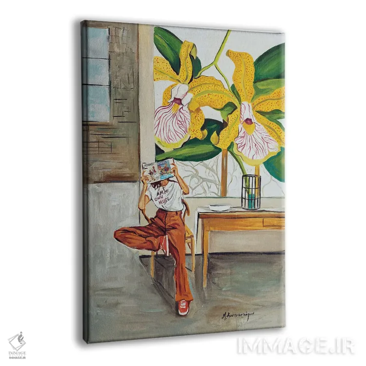 تابلو دکوراتیو لحظه اثر مارینا کوتسو سپیرو - نمای پرسپکتیو محصول