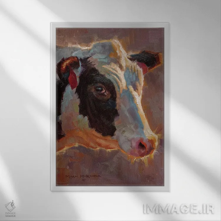 تابلو دکوراتیو هلشتاین اثر مارک مک کنا - نمای قابدار سفید