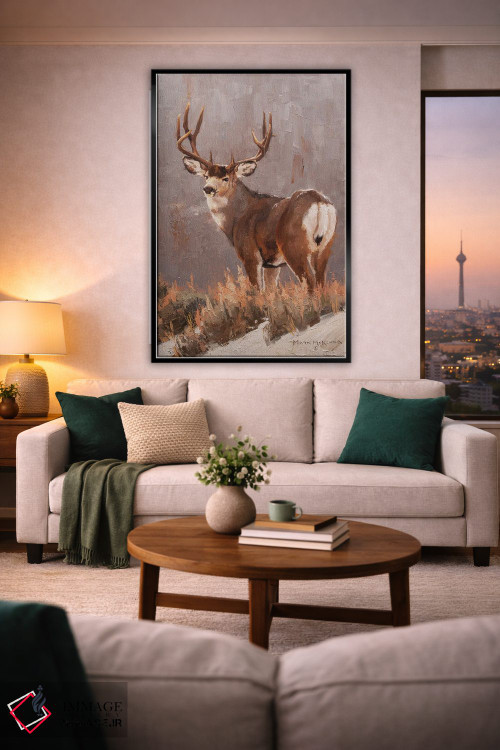 تابلو دکوراتیو تیغه مایلی اثر مارک مک کنا - D2B