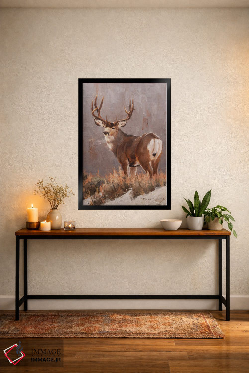 تابلو دکوراتیو تیغه مایلی اثر مارک مک کنا - D5B