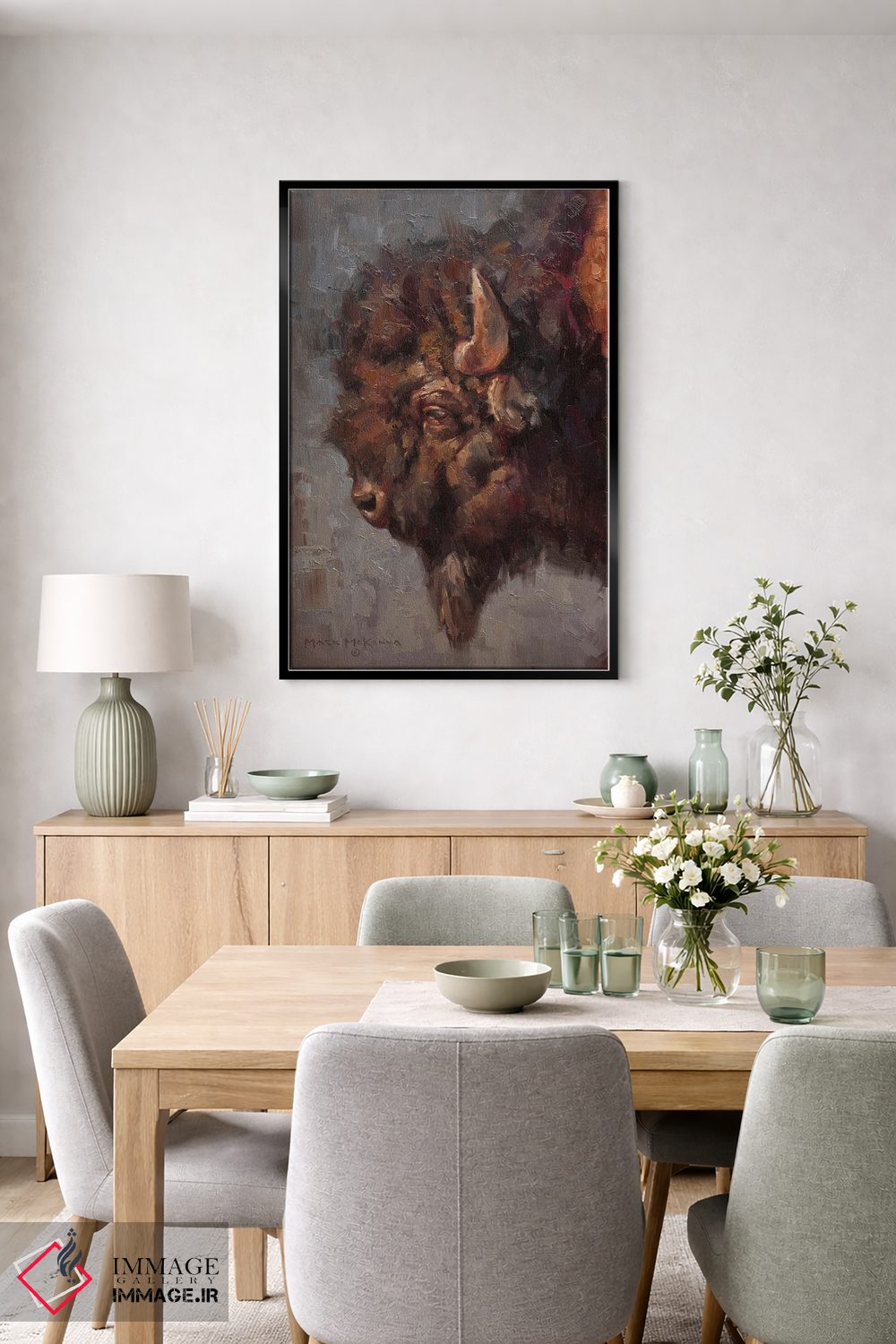 تابلو دکوراتیو چیزهای سخت اثر مارک مک کنا - D6B