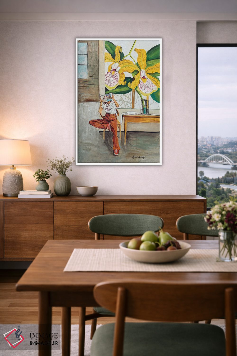 تابلو دکوراتیو لحظه اثر مارینا کوتسو سپیرو - D6W