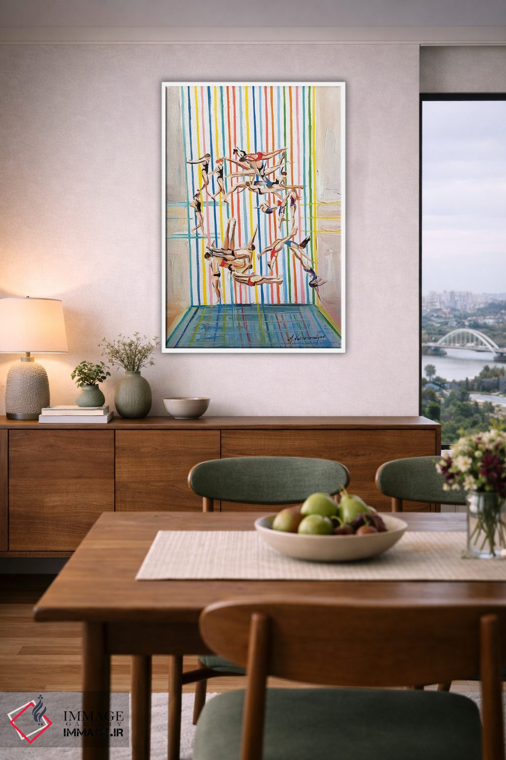 تابلو دکوراتیو بالاتر اثر مارینا کوتسو سپیرو - D6W