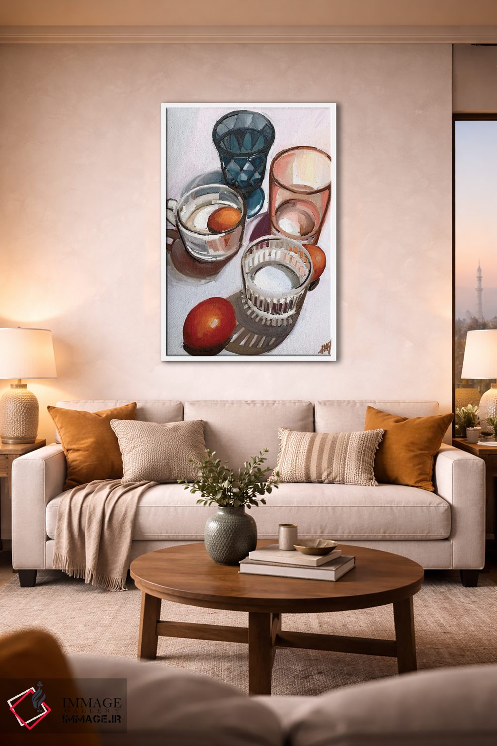 تابلو مدرن ظروف میز اثر مارگو کو - D2W